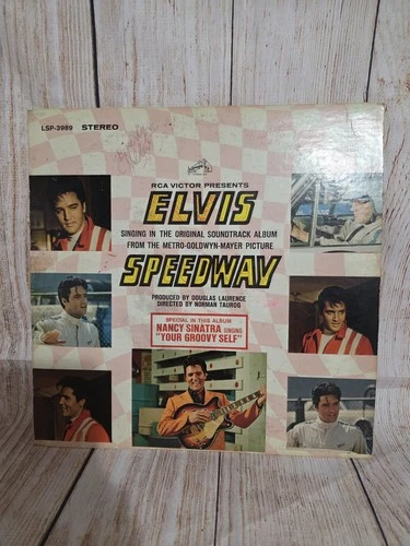 elvis presley speedway lp Soundtrack Vinyl Record Vintage