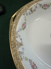 Vintage Hand Painted Roses Nippon Porcelain Handled Bowl Gold Moriage XP — photo 3