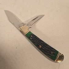 Steel Warrior Double Blade 3.25" handle 440 SS Folding Knife