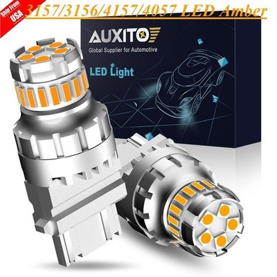 3157 3457K Amber/Yellow 23 SMD LED Turn Signal Blinker DRL LED Lamp Light Bulbs