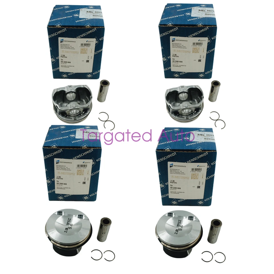 2010 for AUDI A3 TT A5 Q5 quattro 2.0TFSI KS Pistons&Rings Assembly Set STD OEM - Image 2 of 4