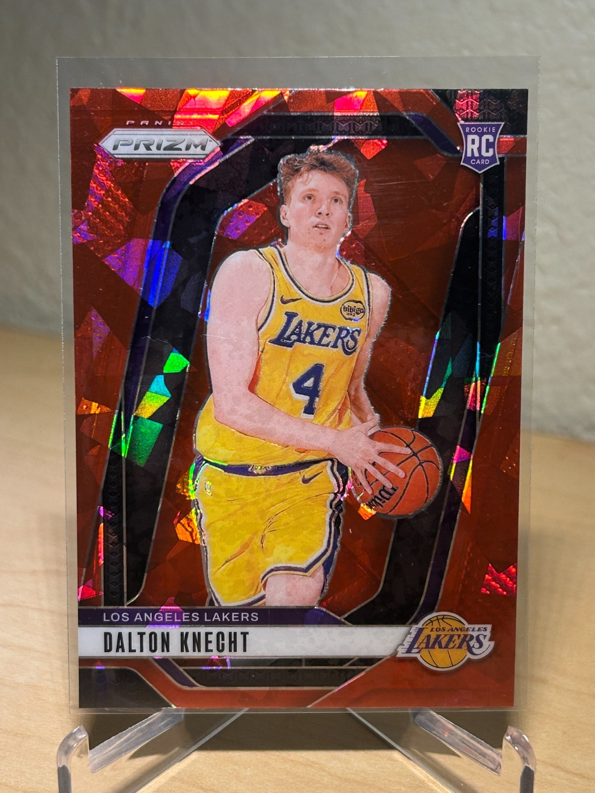 2024-25 Panini Prizm - Dalton Knecht #238 Red Ice Prizm (RC)