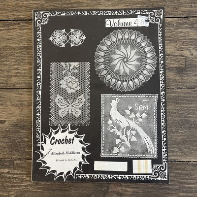 Vintage 1982 Crochet Pattern Booklet Volume 46 Elizabeth Hiddleson Mail Only USA