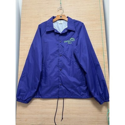 Vintage Mens Purple Coaches Jacket Friends Five-O Made in USA Size M