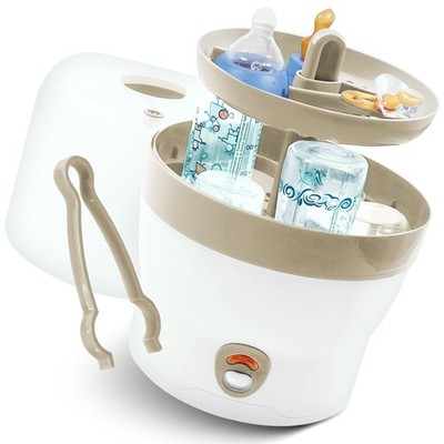 Babyruf BS 29b Dampfsterilisator Vaporisator für 6 Babyflaschen Wie Neu