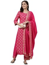 GoSriKi womens Kurta and Palazzos  Dupatta