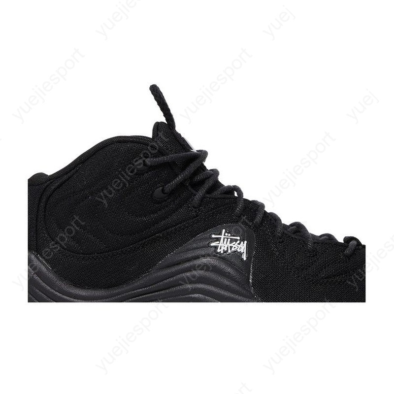 Size 9.5 - Stussy x Nike Air Penny 2 Black for sale online | eBay
