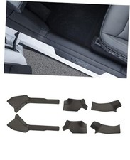 Model Y Juniper Door Sill Protector, 5 Seater Leather Fabric Door Sill
