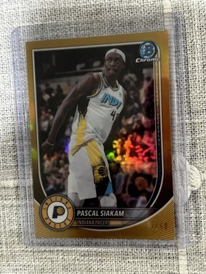 2025-26 Bowman #BCV-79 Pascal Siakam Chrome Reptilian Refractor /50