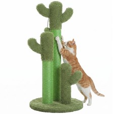 35 Cat Scratching Post Cactus Cat Scratcher with Toy Ball