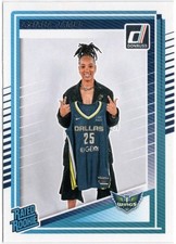 2025 Panini Donruss WNBA Rated Rookie Aziaha James Card RC #95 Wings