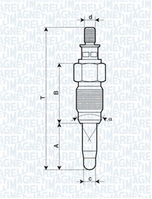 ✅Fits MAGNETI MARELLI 062900056304 GLOW PLUG RENAULT 19. MEGANE CLAS ⭐UK Seller⭐