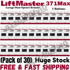 LiftMaster 371LM Garage Door Opener Remote control - Black Pack 20 Free Shipping