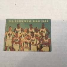 1992 SKYBOX USA BASKETBALL DREAM TEAM PLASTIC CARD JORDAN BIRD MAGIC NM/MT Rare