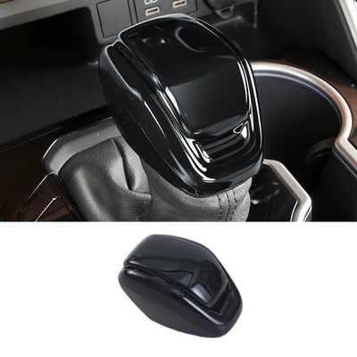 Bright black Car Gear Shift Knob Cover Trim For Toyota Highlander 2020-2026