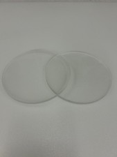 2 Pcs 1/4" Round Plexiglass,10 Inch Dia,Clear Acrylic Circle,Cake Disk,table top
