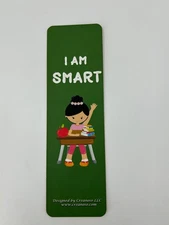 Creanoso Bookmark Set I Am Smart I Am Bright Inspirational
