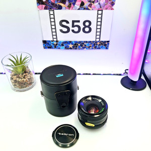 TAMRON 28mm 1:2.8 Adaptall 2 Fit BBAR Multi C. Ø52mm Lens w/Cap + Case. refbo