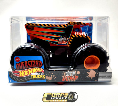 Hot Wheels Monster Trucks 1:24 Oversized Gotta Dump Truck NEW 2026