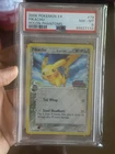2006 POKEMON EX HOLON PHANTOMS #79 PIKACHU-REVERSE FOIL PSA 8