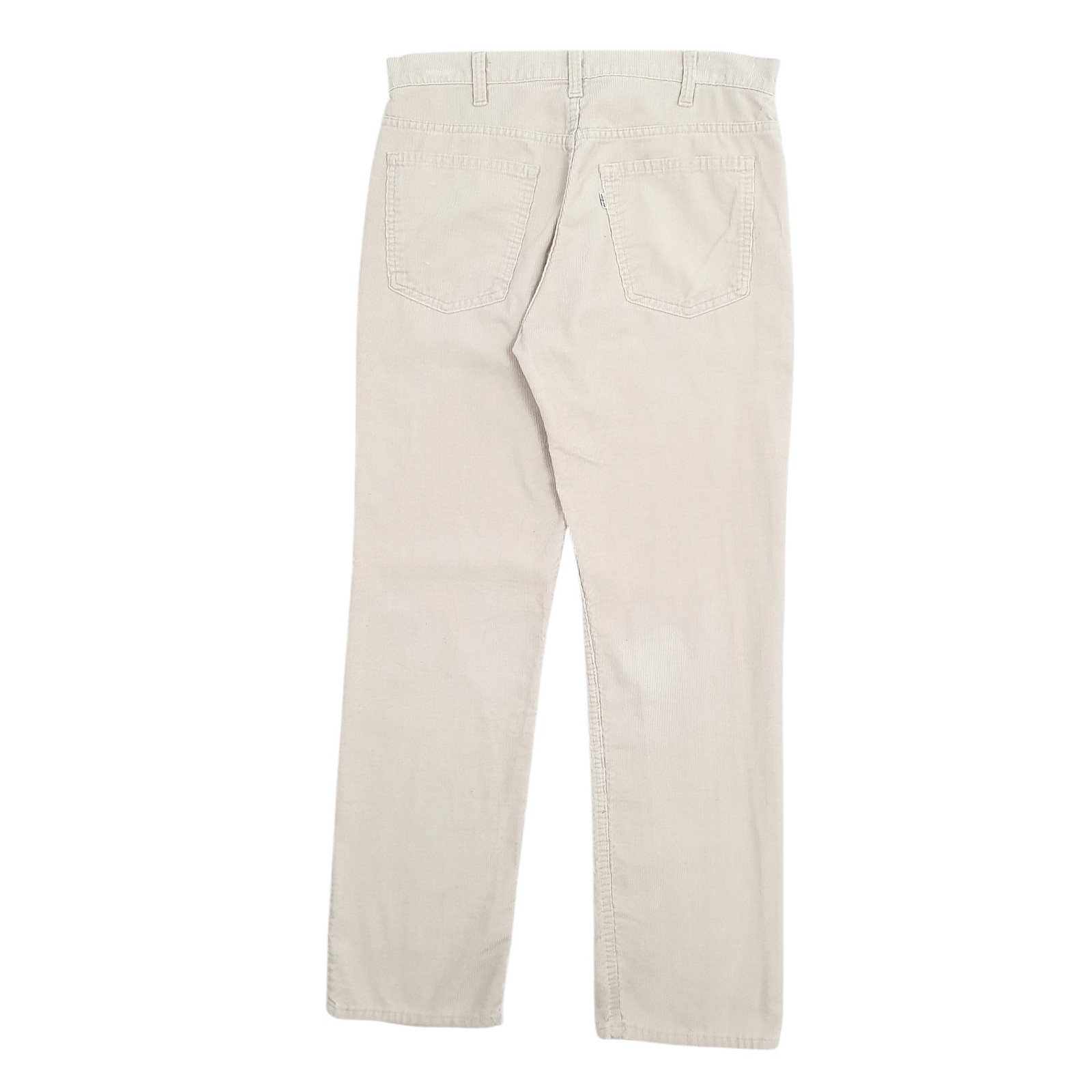 LEVIS Carpenter Workwear Trousers Cotton Cream Mens W32 L31 image 3