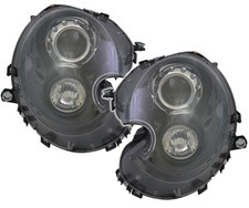 Scheinwerfer Set für Mini Clubmann Cabrio Coupe Xenon D1S LWR Motor Schwarz