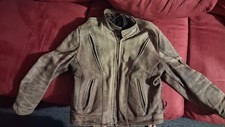 antique leather USA motorcycle jacket large mens