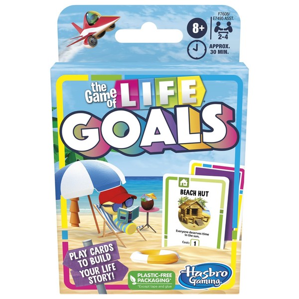 The Game Of Life Goals Game, Quick-Playing Card Game For 2-4 Players (Us Import)-image