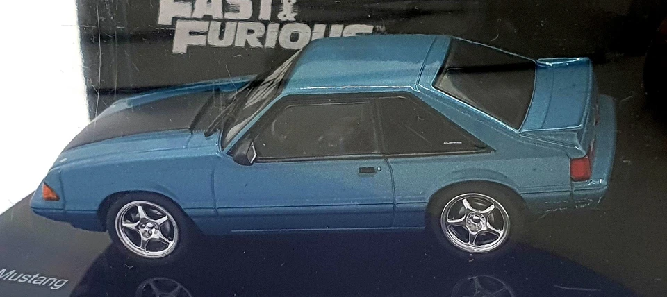DeAgostini 1/43 Scale F220CMC088 - Fast and Furious Ford Mustang - Met. Blue - Image 2 of 4