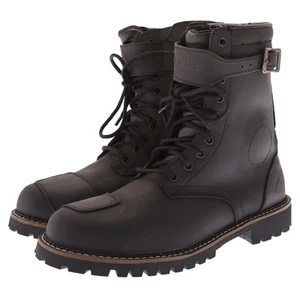 Spada Pilgrim Grande Waterproof Ce Motorcycle Motorbike Boots Distressed Black