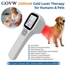 2500mW Medical Grade Laser Therapy for Pain with Touchscreen NIR Light Treatment