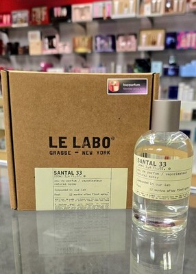 SANTAL 33 by LE LABO 3.4oz-100ml Eau de Parfum Unisex - New & Authentic 