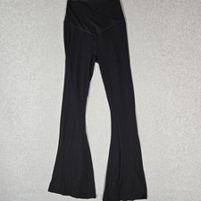 OFFLINE By Aerie Women Activewear Pants M Black Elastane Nylon Flare Real Me
