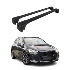 Dachtr�ger Grundt�ger f�r BMW 2er Active Tourer U06 2021-2026 Alu Schwarz 2 tlg
