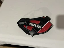 Service Dog Harness. No-pull red Vest. Sturdy Straps & Easy Buckles. Size Large