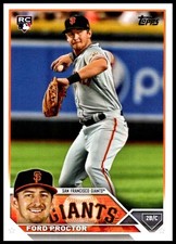 2023 Ford Proctor Rookie Topps Series Two BASEBALL #472 San Francisco Giants