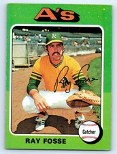1975 Topps #486 Ray Fosse Oakland Athletics