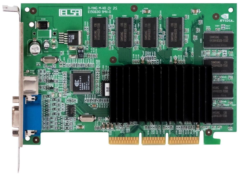 Graphic Card ELSA Nvidia GEFORCE2 MX400 64MB GLADIAC 511TV-OUT - Image 2 of 2