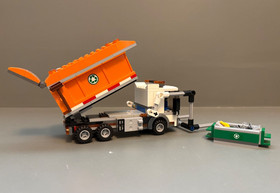 Lego City 60118: Garbage Truck - 100% Complete Trash Dumpster Sanitation RETIRED
