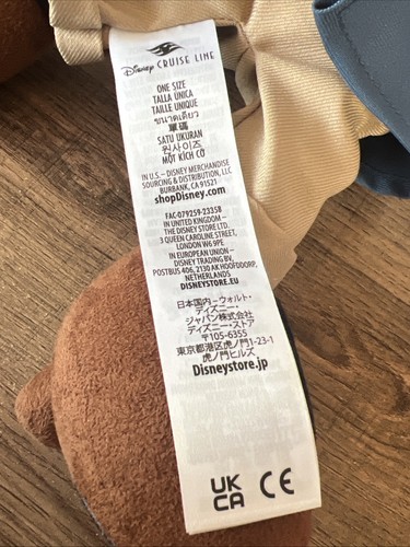 DISNEY CRUISE LINE TREASURE INAUGURAL SAILINGS MICKEY MINNIE MOUSE PLÜSCHTIER 13 ZOLL - Bild 4 von 6