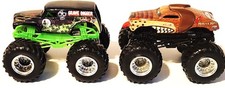 Monster Jam Monster Mutt & Grave Digger Hot Wheels Trucks 1:64 Diecast Mattel