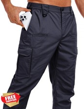 Lzzidou Men's Tactical Cargo Pants Ripstop Lightweight Water Resistant Hiking