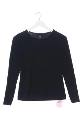 H&M Shirt basique Dames Haut T EU 36 noir style décontracté - Photo 1/4