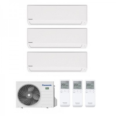 condizionatore panasonic tz trial split 9000+9000+12000 btu inverter r32 cu-3z52tbe a+++ wifi
