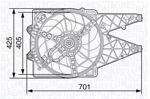 Magneti Marelli LüFter MotorküHlung MotorlüFter KüHlerlüFter 069422472010-image