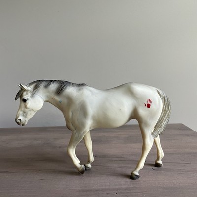 RARE Breyer Alabaster Indian Pony #177 1970-71 First Ed No USA Stamp