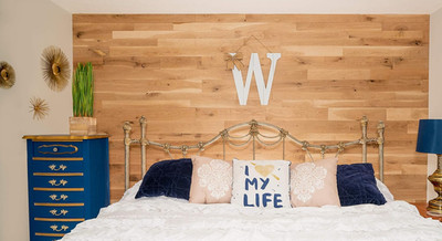 Rustic White Oak Wood Planks for Stunning DIY Accent Walls - 10 Sq. Ft.