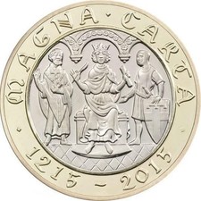2015 Magna Carta £2 Coin