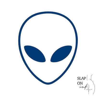 Alien - Kleines Temporäres Tattoo Fake Wasserdicht Kunst Männer Frauen Halb Dauerwelle