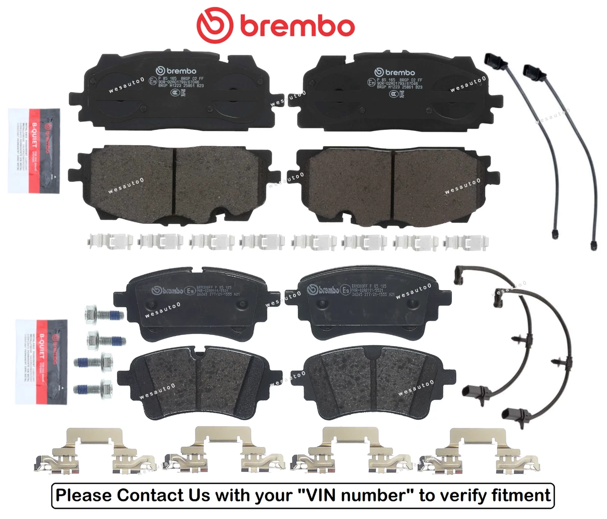 Brembo Prime Front Brake Discs & Pads Kit – For Audi Q5 8RB (2.0 TFSI, 3.0 TDI, SQ5)